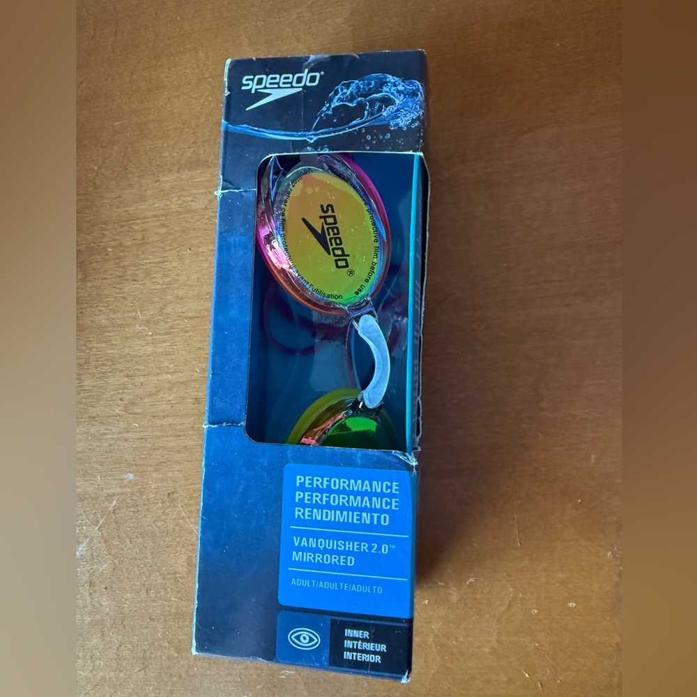 Speedo Vanquisher 2.0 Mirrored Goggles - Multicolor